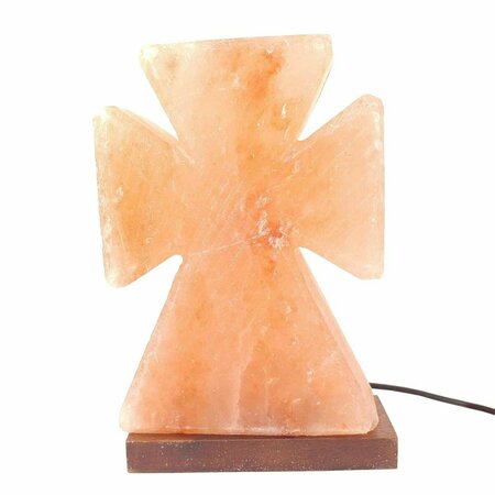 COMPETENCIA LED Cross Himalayan Salt Lamp, Brown - Medium CO2628209